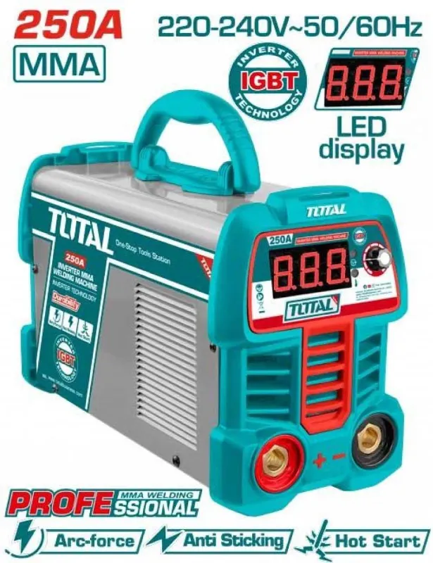 Soldadora Inverter Total Industrial Mma 250a