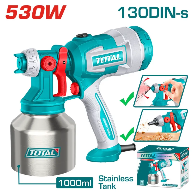 Pistola Para Pintar Electrica Pulverizador 530w Total
