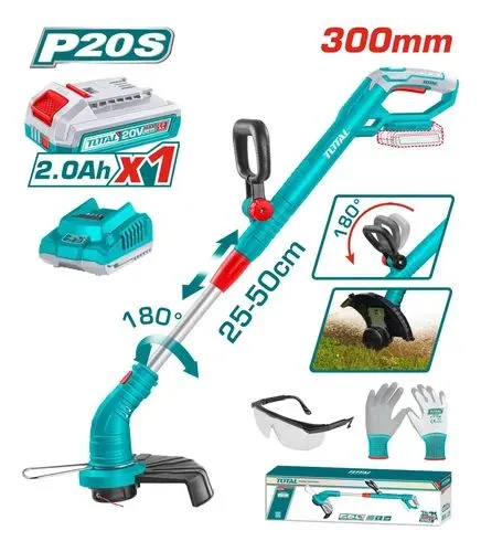 Bordeadora Inalámbrica Total 20v - Diámetro Corte 30cm